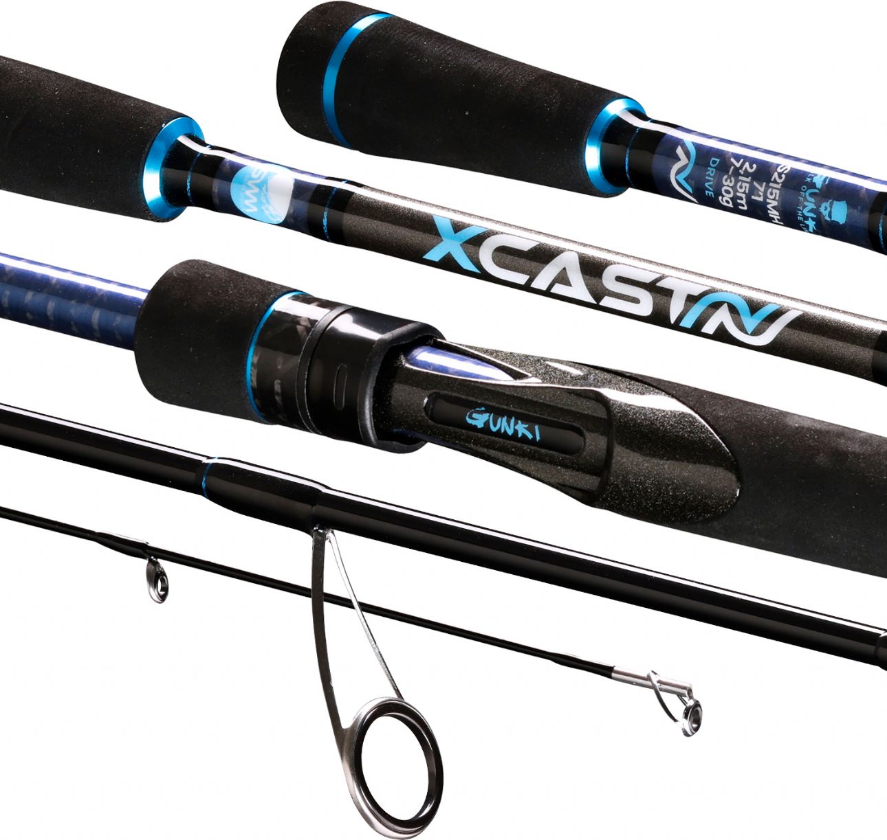 Gunki X Cast Drive Saltwater Spinning Rods